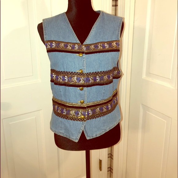 Liz Wear Jackets & Blazers - LIZWEAR JEAN VEST